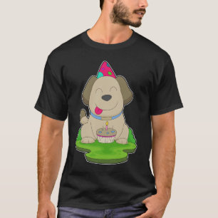 T-shirt Gâteau d'anniversaire de chien