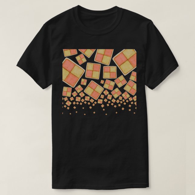T-shirt Gâteau de Battenberg (Design devant)