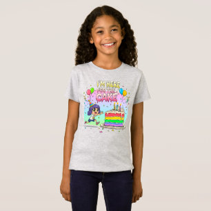 T-Shirt Gâteau de caricature Lover Cute Cadeau d'anniversa