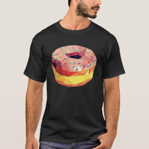 T-shirt Gâteau de cupcake à pâte géométrique pour les femm