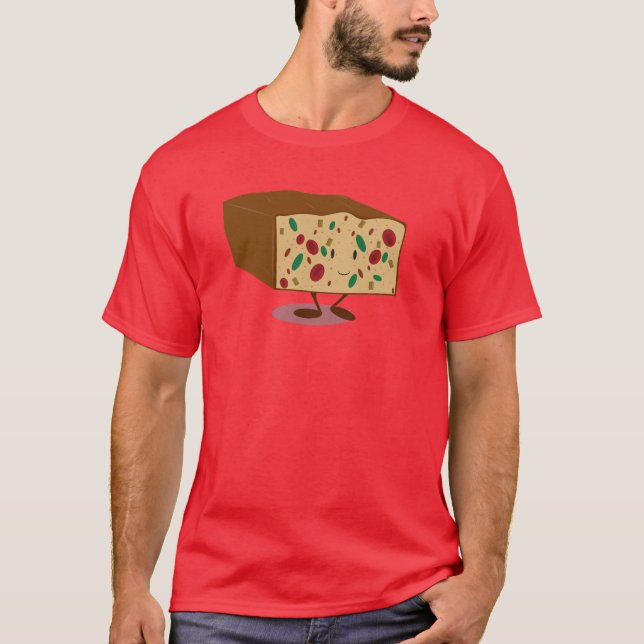 T-shirt Gâteau de fruits secs de sourire (Devant)