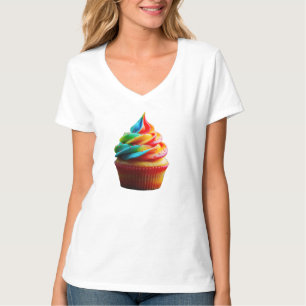 T-shirt Gâteau de SlipperyJoe au glaçage tourbillonnant ar
