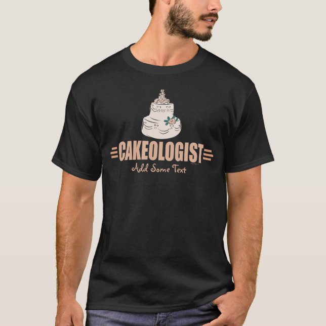 T-shirt Gâteau décoré avec humour (Devant)