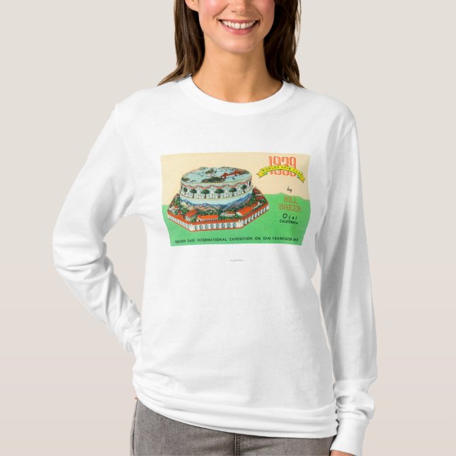 T-shirt Gâteau d'Exposition universelle 1939 par Baker de (Devant)