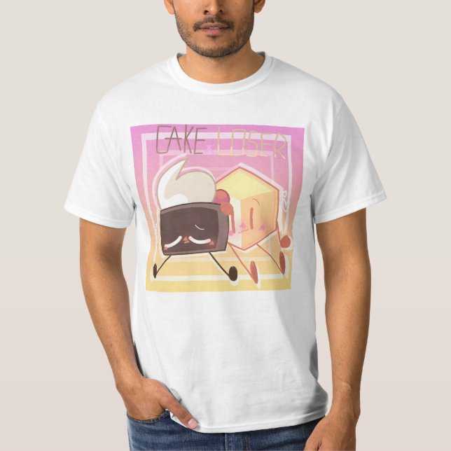 T-shirt Gâteau et loser - gâteau bfb (Devant)