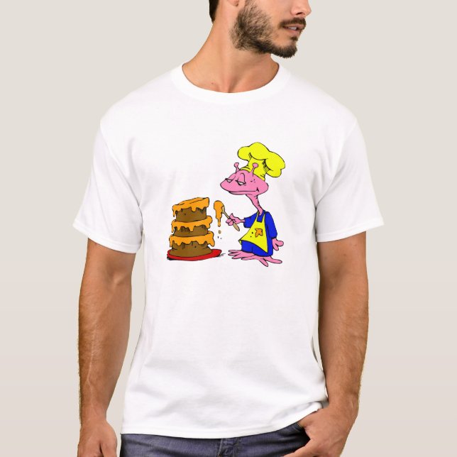 T-shirt Gâteau étranger de givrage (Devant)