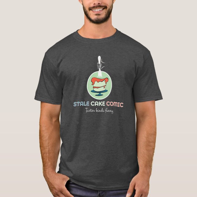T-shirt Gâteau éventé comique (Devant)