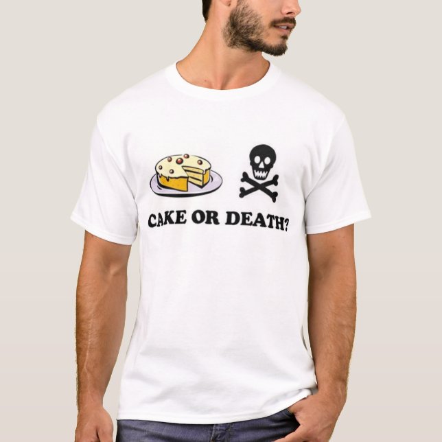 T-shirt gâteau ou mort (vanille) (Devant)