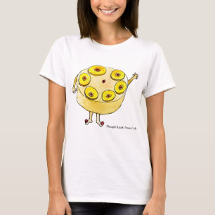 T-shirt Gâteau Renversé à l'Ananas Drôle Art Farfelu Humou