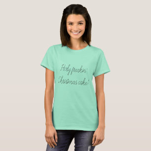 T-shirt Gâteau saint de Noël de freakin de citation noir