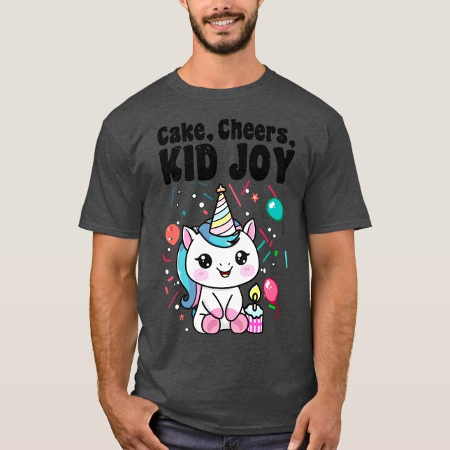 T-shirt Gâteaux, joie des enfants (Devant)