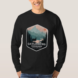 T-shirt Gatlinburg Tennessee Great Smoky Mountains Randonn