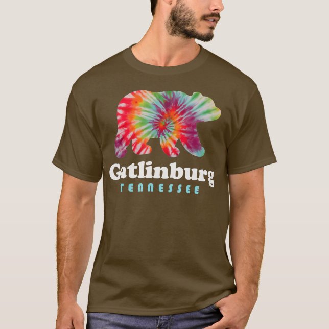 T-shirt Gatlinburg Tennessee Ours Great Smoky Mountains (Devant)