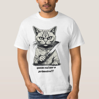 T-shirt gato mau