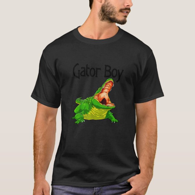 T-shirt Gator Boy    Women Alligator (Devant)