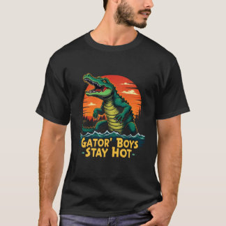 T-shirt Gator Boys Restez Hot Graphisme Design