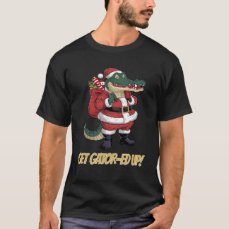 T-shirt Gator Ed Up Alligator Noël