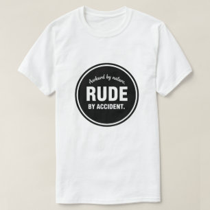 T-shirt Gauche de Nature Impertinent par Accident Introver