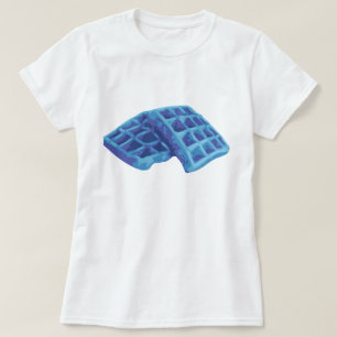 T-shirt Gaufre bleue