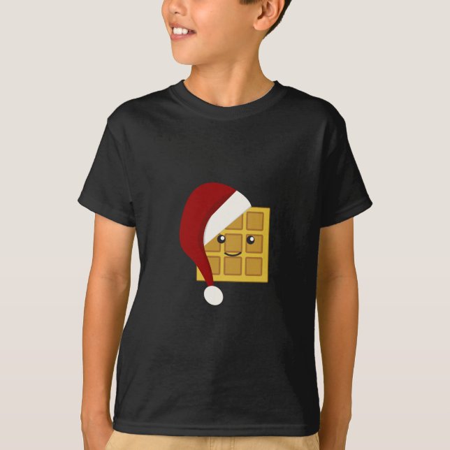 T-shirt gaufre de Noël (Devant)