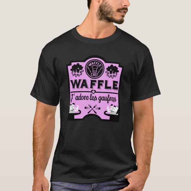 T-shirt gaufres de Belgique (Devant)