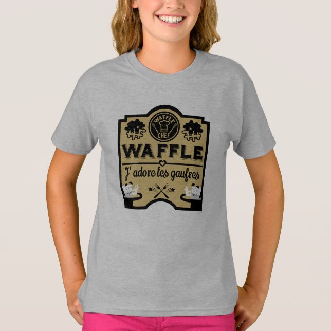 T-shirt gaufres de Belgique (Devant)