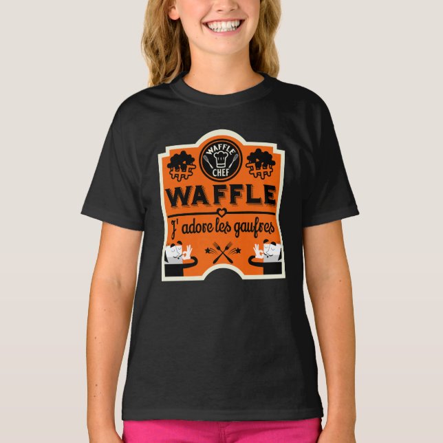 T-shirt gaufres françaises (Devant)