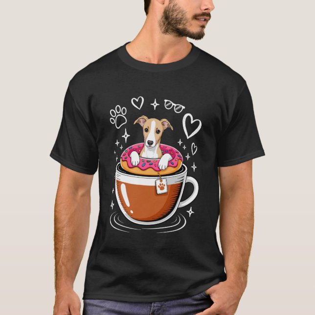 T-shirt Gaufrette au café Donut Whippets (Devant)