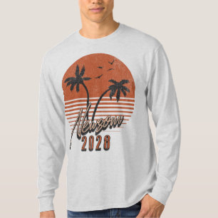 T-shirt Gavin Newsom 2028 Pour Président Palm Tree Sunset