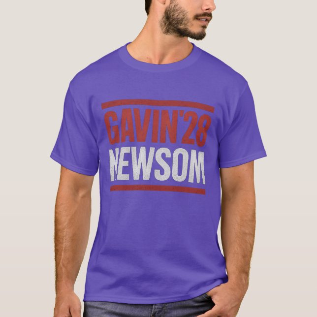 T-shirt Gavin Newsom 28 (Devant)