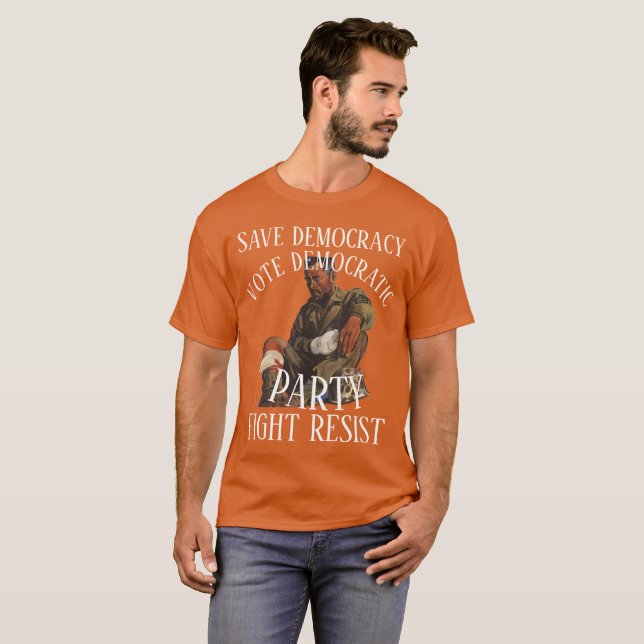T-SHIRT GAVIN NEWSOM DHS CBP ICE TSA PARTI DÉMOCRATE (Devant entier)