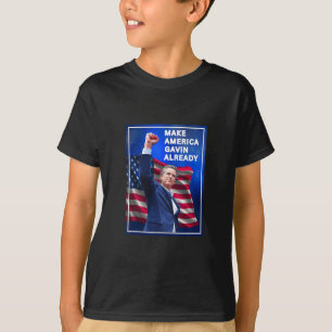 T-shirt Gavin Newsom Faire de l'Amérique Gavin Déjà Troll