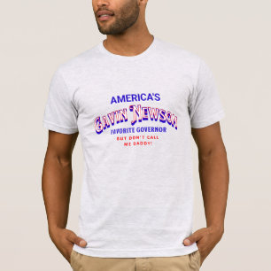 T-shirt Gavin Newsom Le gouverneur favori de l'Amérique