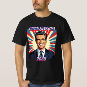 T-shirt Gavin Newsom pour le Président 2028  