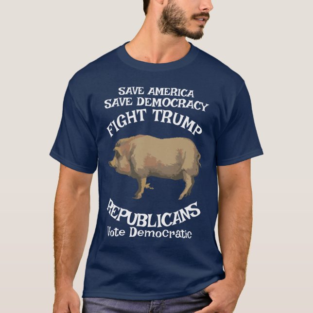 T-shirt Gavin Newsom pour le président POTUS Trump (Devant)