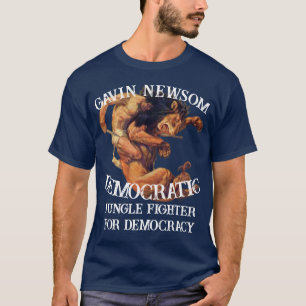 T-shirt Gavin Newsom tête de cul Trump Républicains Électi