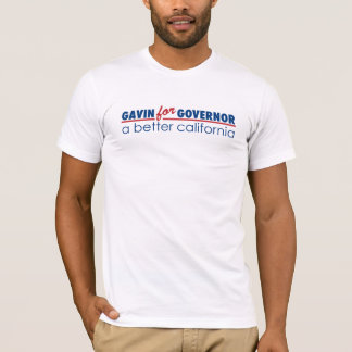 T-shirt Gavin pour le gouverneur