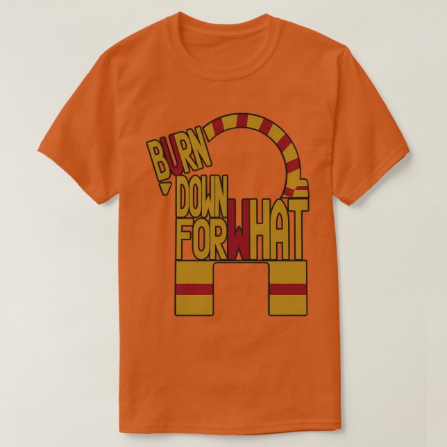 T-shirt Gavle Chèvre brûle pour quoi (Design devant)