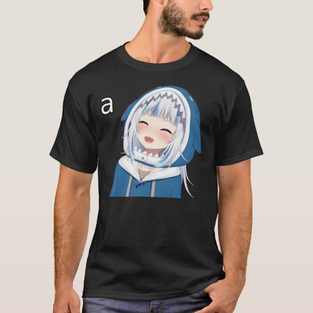 T-shirt Gawr Gura Hololive EN Vtuber Essentiel (Devant)
