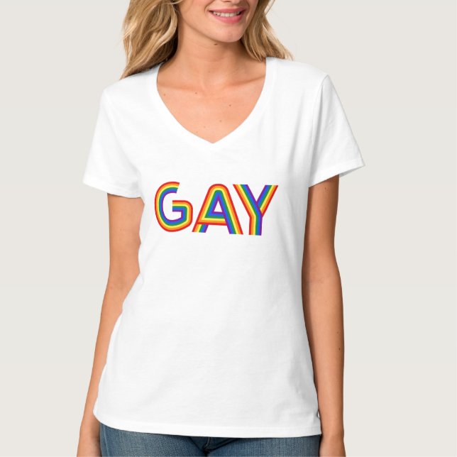 T-SHIRT GAY (Devant)