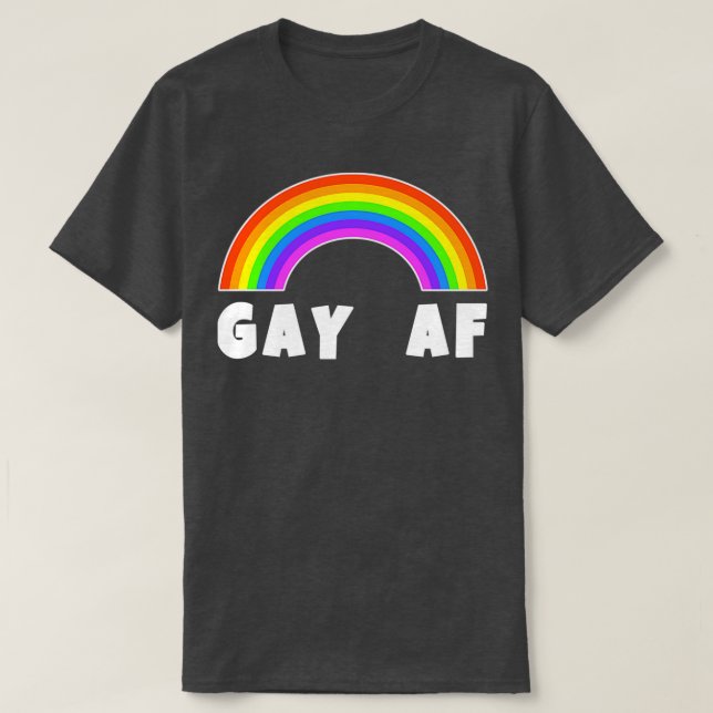 T-SHIRT GAY AF (Design devant)