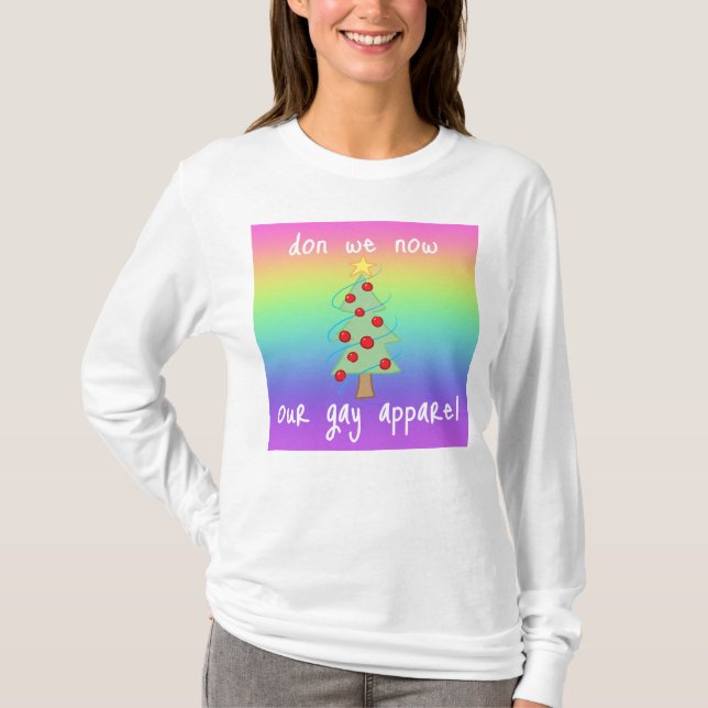 T-shirt Gay Arc-en-ciel (Devant)