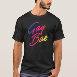 T-shirt Gay Bae Cute tendance Unique Gay pride esthétique