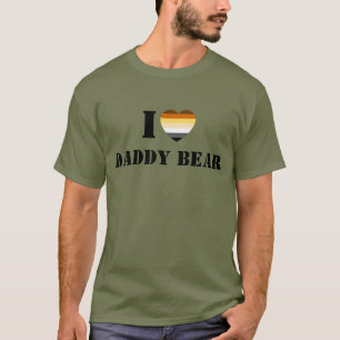 T-SHIRT GAY BEAR FIDE I HEART DADDY BEAR