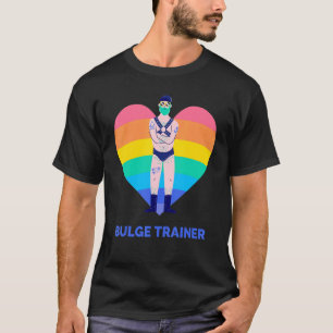 T-shirt Gay Bear Gay Daddy Entraîneur en gros arc-en-ciel