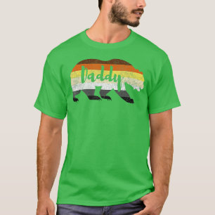 T-shirt Gay Bear Pride Daddy Bear Drapeau