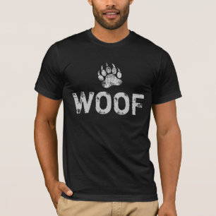 T-shirt Gay Bear Pride patte d'ours en détresse WOOF