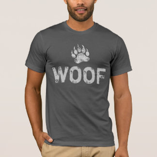 T-shirt Gay Bear Pride patte d'ours en détresse WOOF