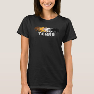 T-shirt Gay Bear Texas Pride Arc-en-ciel Vintage détendu