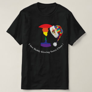 T-shirt Gay Christmas Kiss